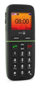 Le téléphone 342 gsm en noir