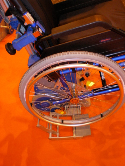 Photo lors du système pour enclencher le fauteuil
