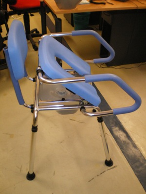 Photo de la chaise de douce Onyx en bleu