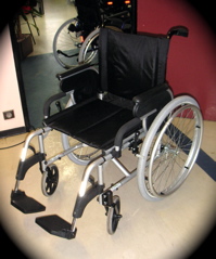 Le fauteuil priméo lors de l'essai dans nos locaux