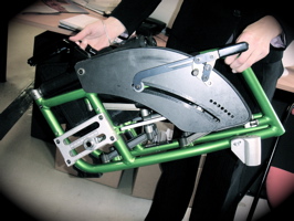 Le Traveler plié, bluffant par sa compacité