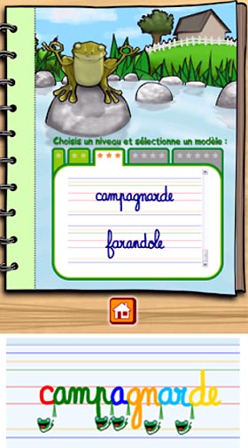 Capture d'écran du logiciel Toutaki dans une activité de lecture