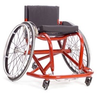 Photo du fauteuil de Lasher Sport en rouge
