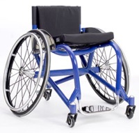 Photo du fauteuil de Lasher Sport en bleu