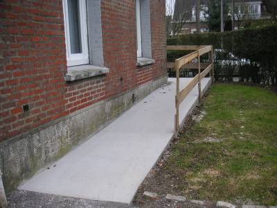 photo : La rampe d'accès elle-même