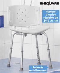 Le tabouret de douche Bsquare à 25€