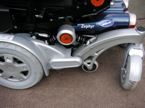 Le zéphyr en position allongé lors de l'essai à Hacavie