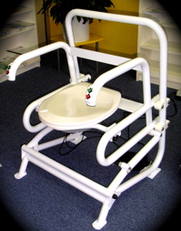 Le porta toilet lors de l'essai à Hacavie