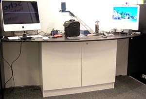 Photo d'un stand lors de l'Apple expo