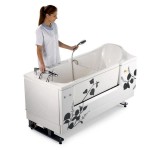Electric medical bathtub / Snoezelen / with side access