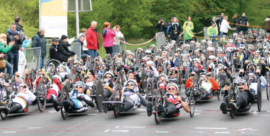 Photo de l'arrivée de la course à Roseneau