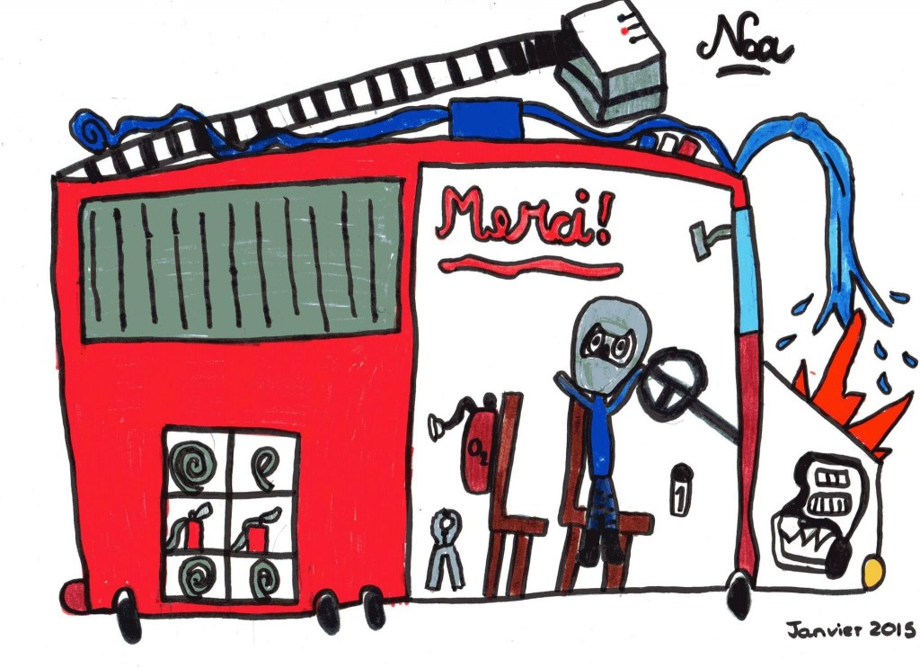 Grande échelle dessin Noa